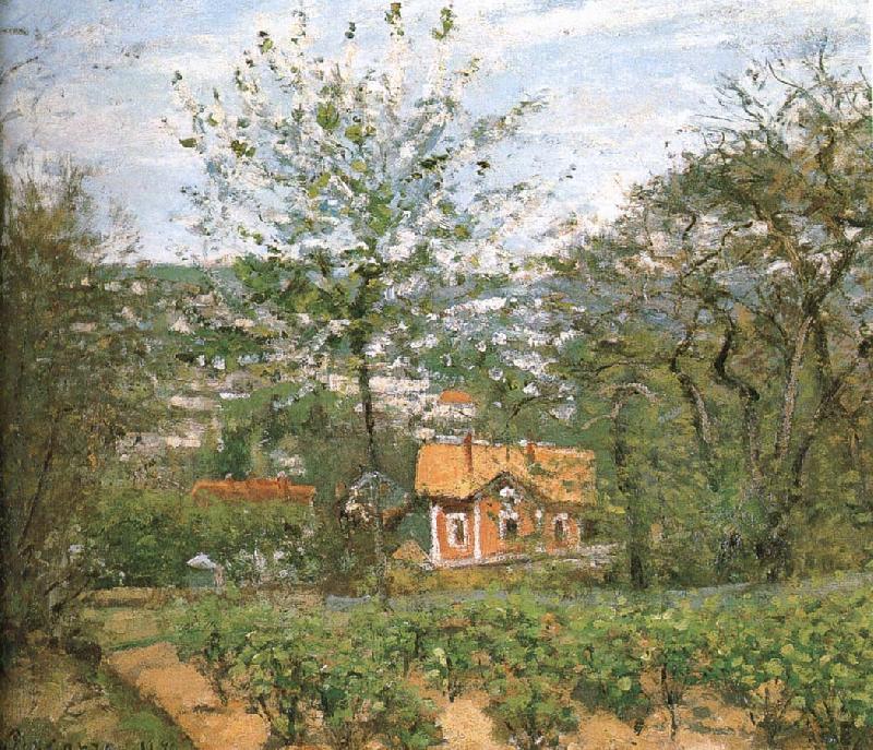 Camille Pissarro Hut villages china oil painting image